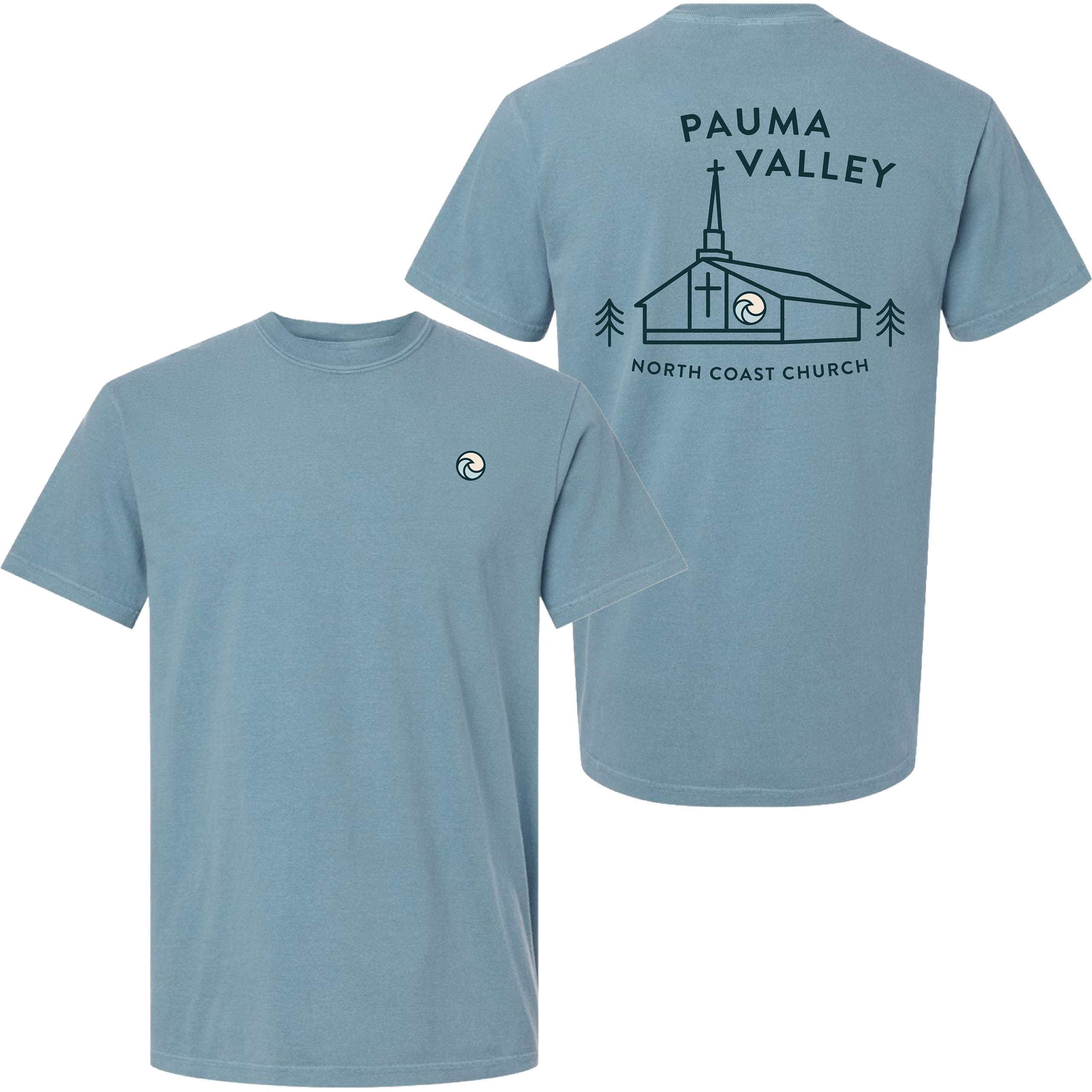Church tee Mockup Pauma Valley