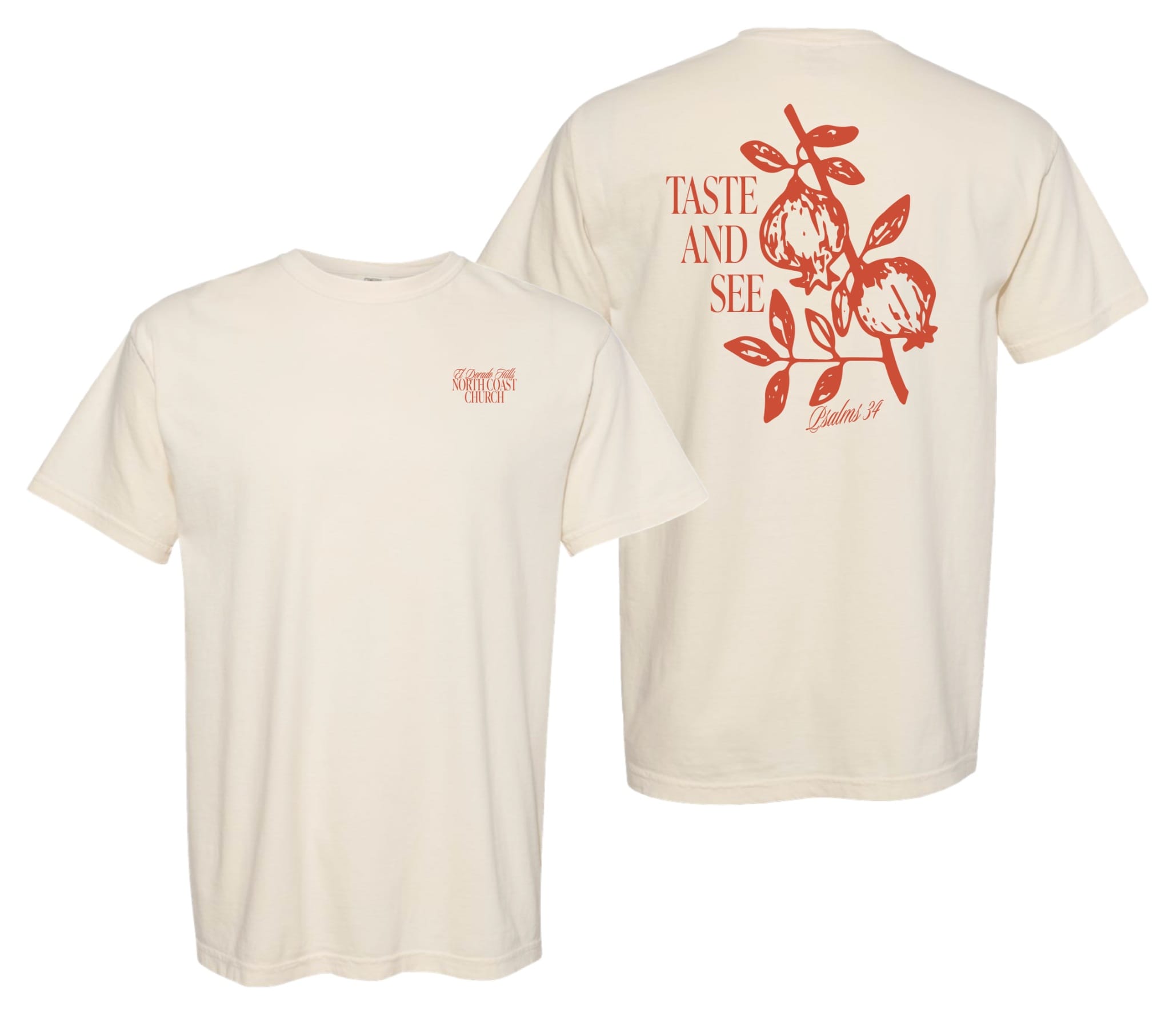 Taste & See Shirt - El Dorado Hills (Ivory)