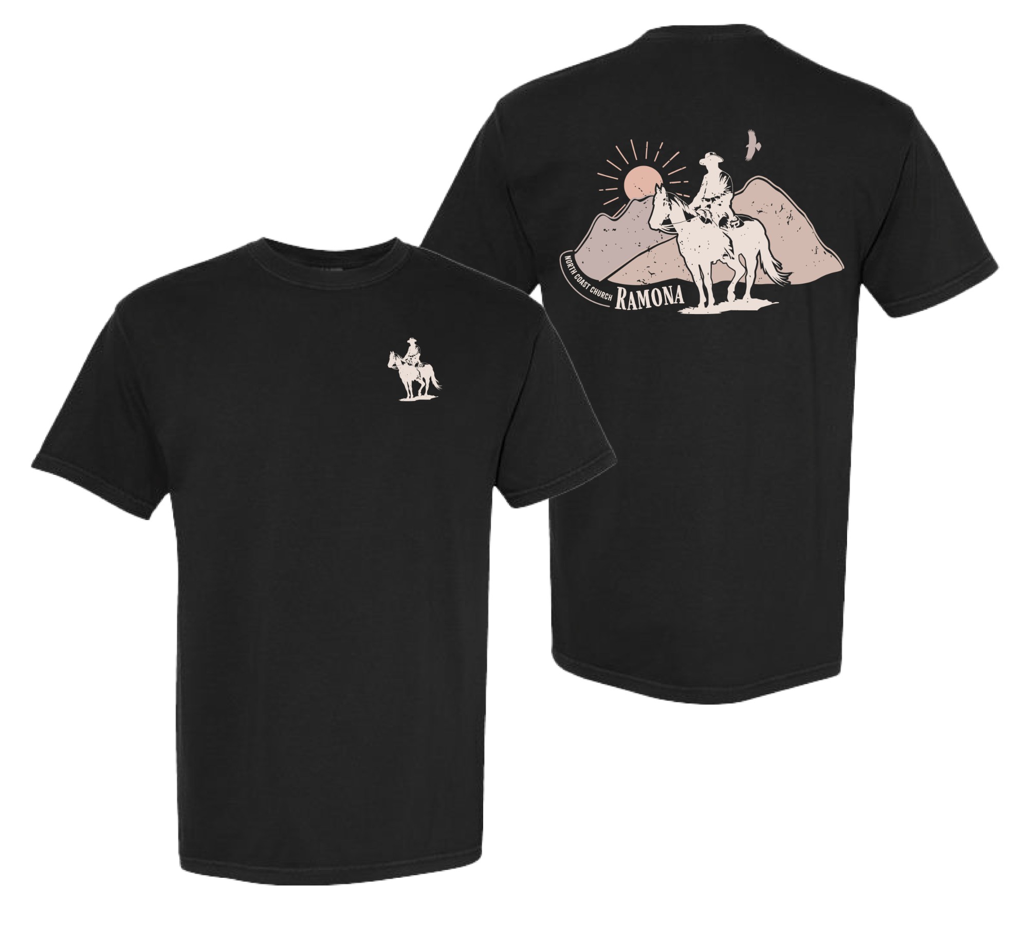 Horseback Journey Tee - Ramona (Black)