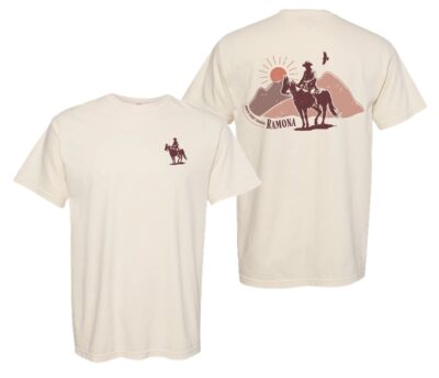 Horseback Journey Tee - Ramona (Ivory)