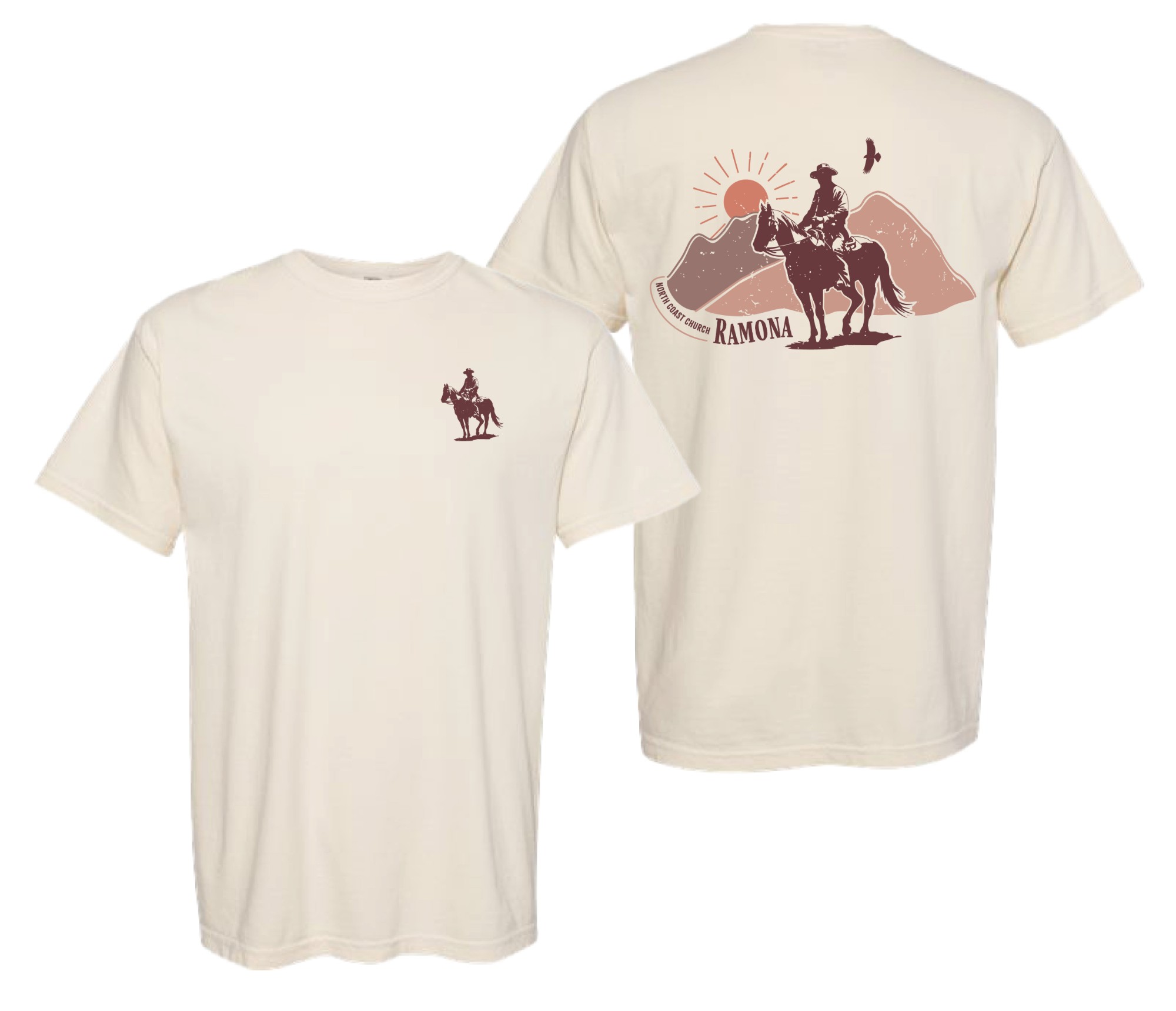 Horseback Journey Tee - Ramona (Ivory)