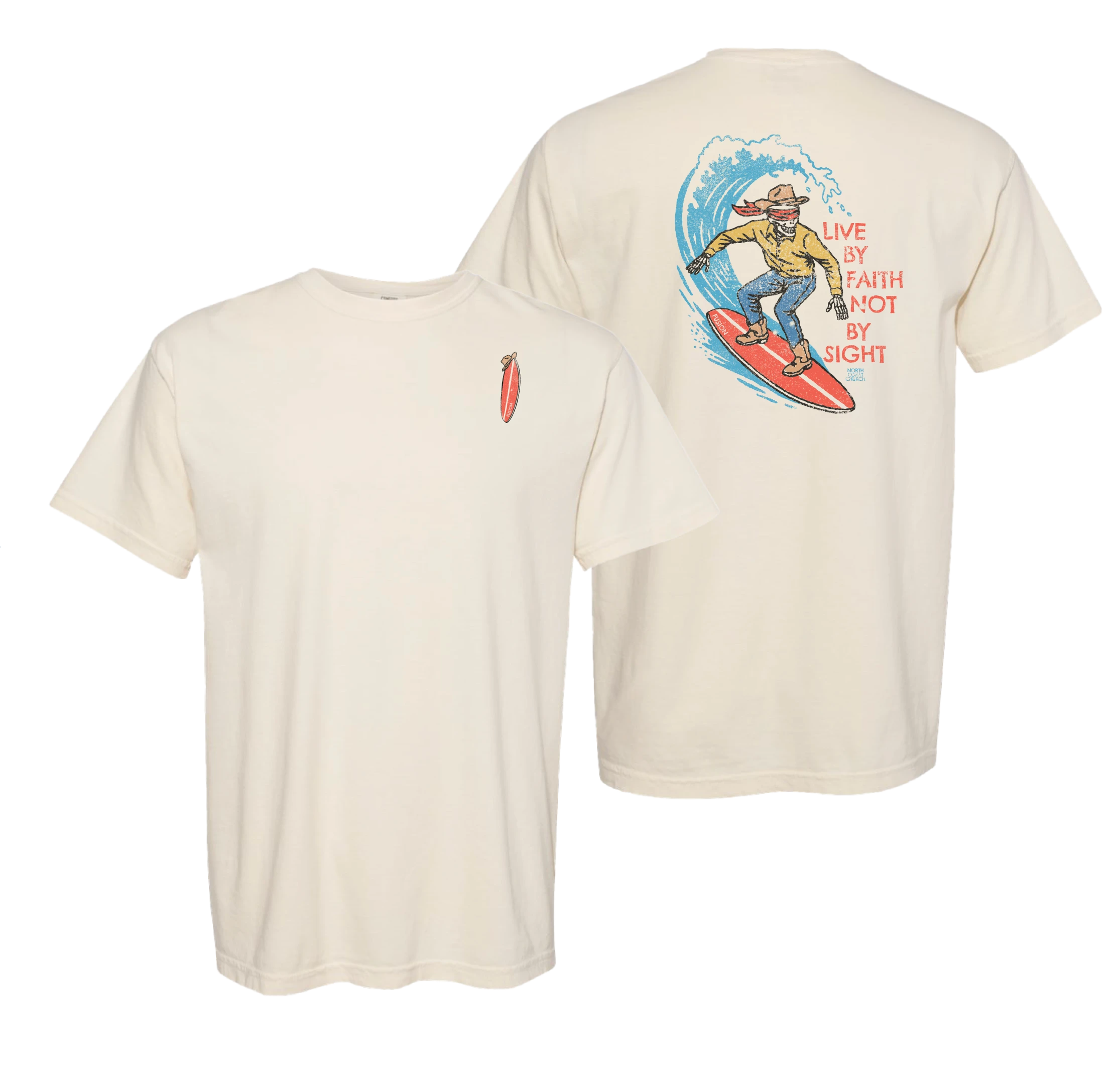 Fusion HS Live By Faith Tee - Carlsbad