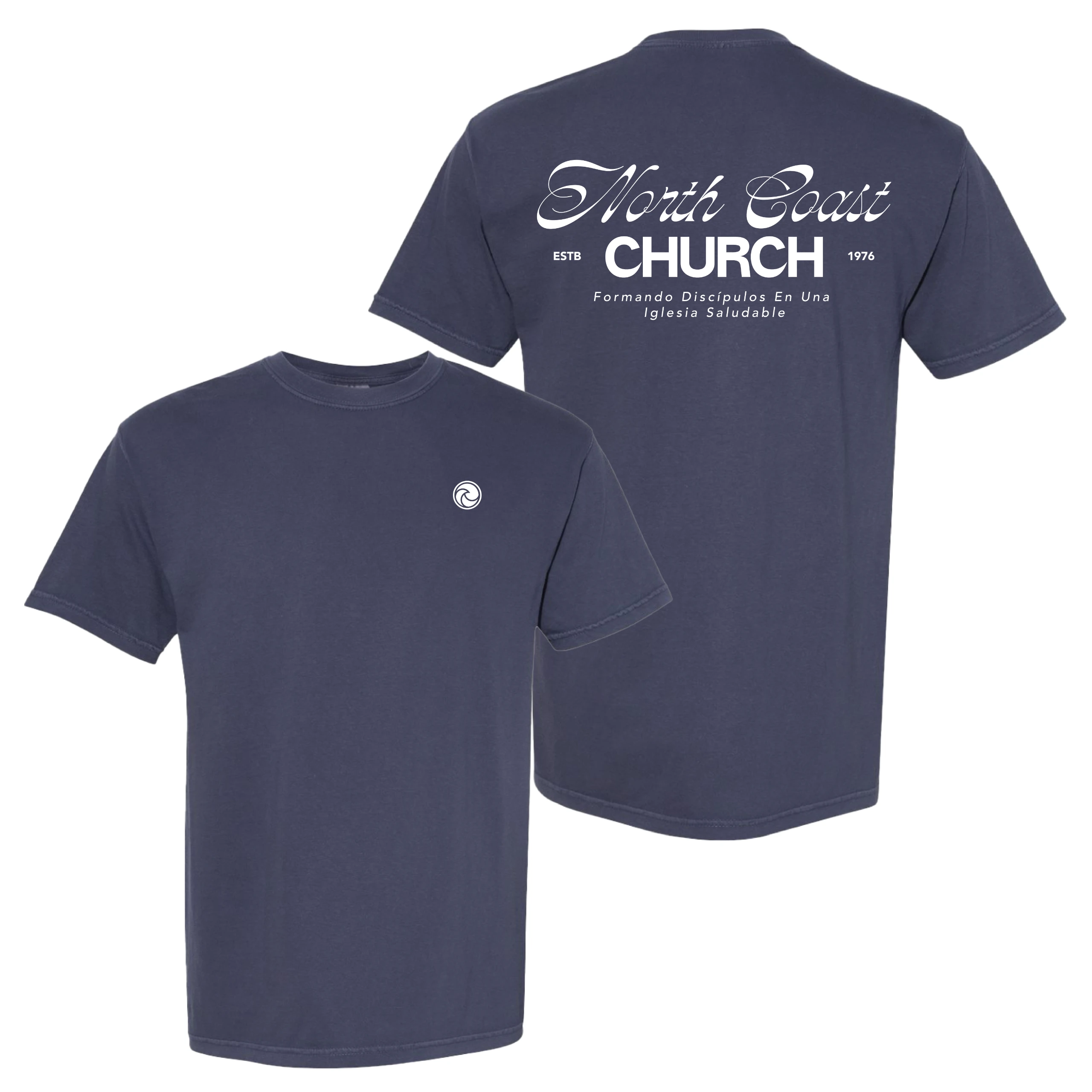 North Coast Church Tee - Spanish (Navy)