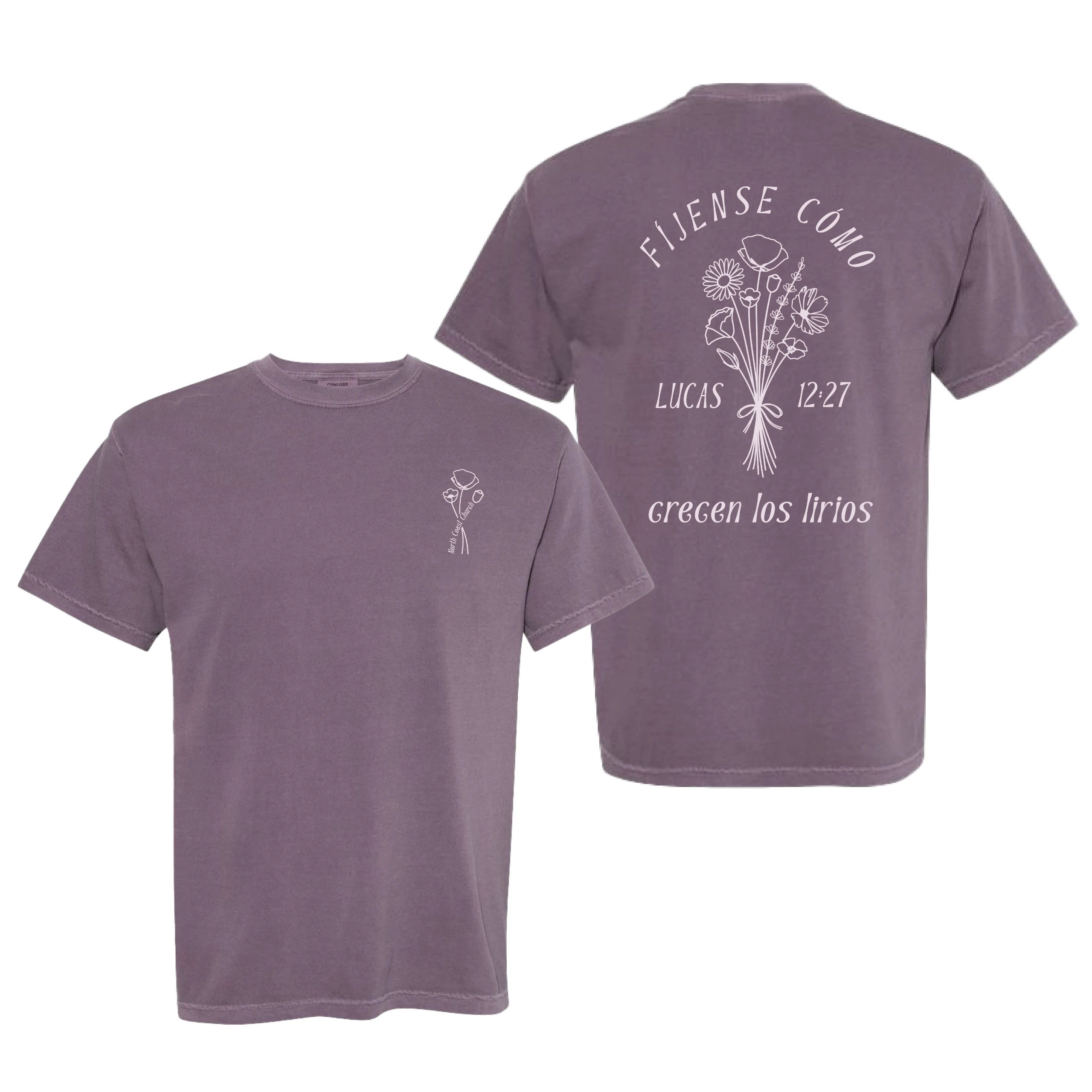 Wildflowers Grow Tee - Spanish