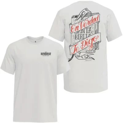 Surrender Bible Tee Spanish