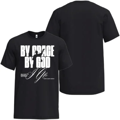 By Grace By God T-Shirt - Carlsbad (Black)