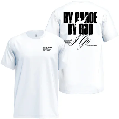 By Grace By God T-Shirt - Carlsbad (White)