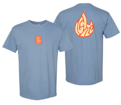 Ignite Washed Denim Tee - Pauma Valley